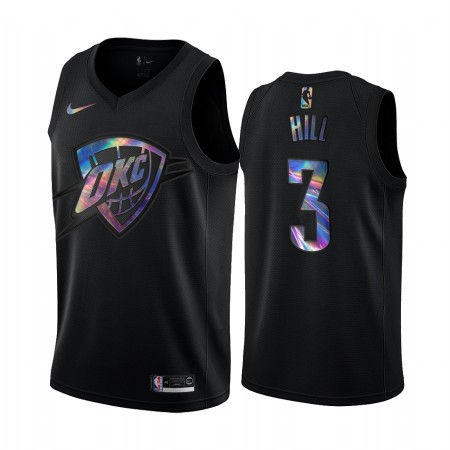 Maillot Basket Oklahoma City Thunder George Hill 3 Iridescent HWC Collection Swingman - Homme
